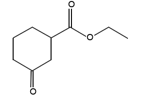 Ethyl3-oxocyclohexanecarboxylate structure, CAS 33668-25-6