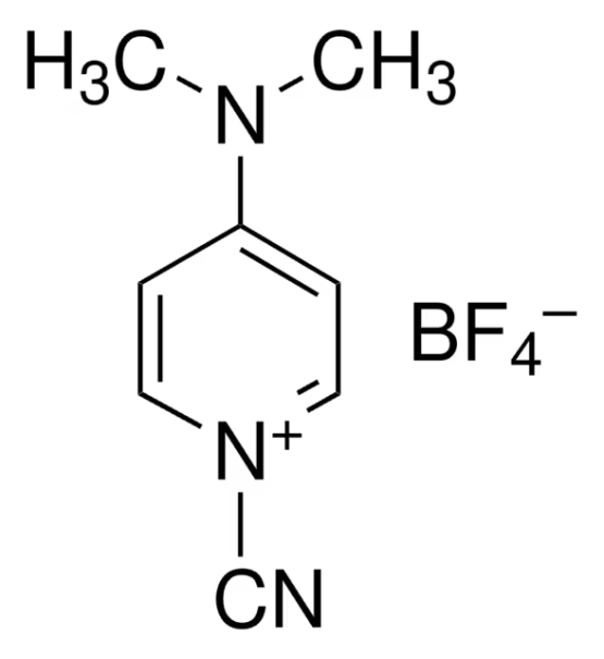 1-Cyano-4-dimethylaminopyridiniumtetrafluoroborate structure, CAS 59016-56-7