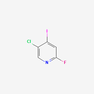 5-Chloro-2-fluoro-4-iodopyridine structure, CAS 659731-48-3