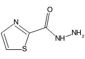 thiazole-2-carbohydrazide structure, CAS 16733-90-7