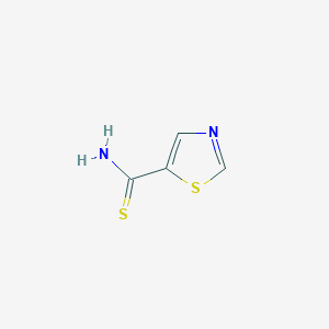 Thiazole-5-carbothioicacidamide structure, CAS 409110-07-2