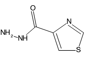 Thiazole-4-carboxylicacidhydrazide structure, CAS 101257-38-9