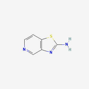 thiazolo[4,5-c]pyridin-2-amine structure, CAS 89786-54-9