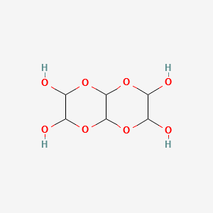 GlyoxalDihydrate structure, CAS 4405-13-4