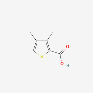 3,4-Dimethylthiophene-2-carboxylicacid structure, CAS 89639-74-7