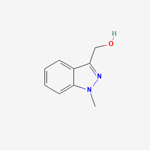 (1-methyl-1H-indazol-3-yl)methanol structure, CAS 1578-96-7