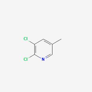 2,3-Dichloro-5-methylpyridine structure, CAS 59782-90-0