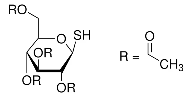 1-Thio-beta-D-glucosetetraacetate structure, CAS 19879-84-6