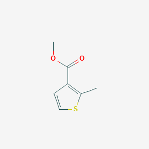 Methyl2-methylthiophene-3-carboxylate structure, CAS 53562-51-9