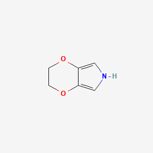 3,4-Ethylenedioxypyrrole structure, CAS 169616-17-5