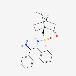 N-[(1S,4R)-10-Camphorsulphonyl]-(1R,2R)-1,2-diphenylethylenediamine structure, CAS 637357-55-2