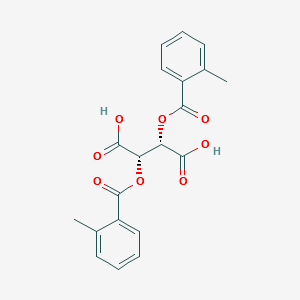 Di-o-toluoyl-D-tartaricacid structure, CAS 391624-66-1