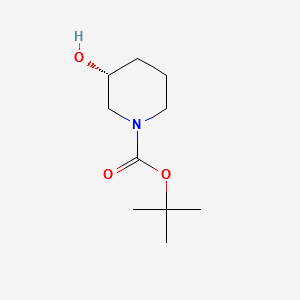 (R)-1-Boc-3-hydroxypiperidine structure, CAS 143900-41-0