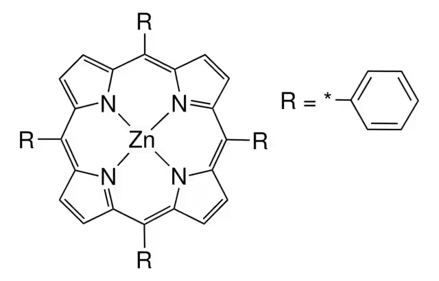 Zincmeso-tetraphenylporphine structure, CAS 14074-80-7