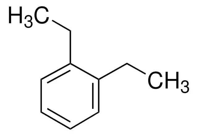 1,2-diethylbenzene structure, CAS 135-01-3