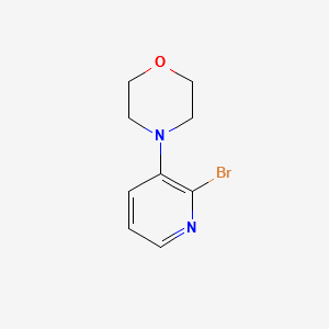 4-(2-bromopyridin-3-yl)morpholine structure, CAS 54231-45-7
