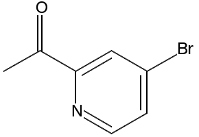 1-(4-bromopyridin-2-yl)ethanone structure, CAS 1060805-69-7