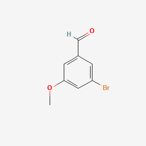 3-bromo-5-methoxybenzaldehyde structure, CAS 262450-65-7