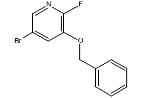 2-(benzyloxy)-5-chloro-3-fluoropyridine structure, CAS 1227622-70-9