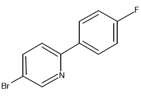5-bromo-2-(4-fluorophenyl)pyridine structure, CAS 463336-07-4