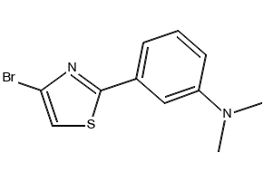 4-(5-bromopyridin-3-yl)-N,N-dimethylaniline structure, CAS 947533-37-1