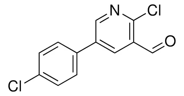 3-bromo-5-(4-chlorophenyl)pyridine structure, CAS 675590-22-4