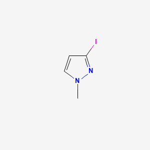 3-iodo-1-methyl-1H-pyrazole structure, CAS 92525-10-5