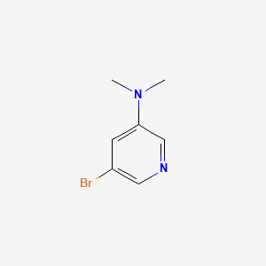 5-bromo-N,N-dimethylpyridin-3-amine structure, CAS 342602-87-3