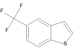 5-Trifluoromethylbenzo[b]thiophene structure, CAS 132896-18-5