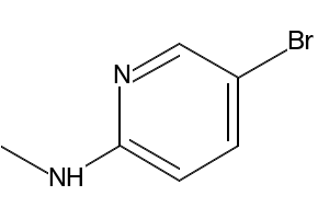 5-bromo-2-methylaminopyridine structure, CAS 84539-30-0