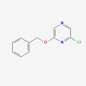 2-(benzyloxy)-6-chloropyraine structure, CAS 4774-18-9