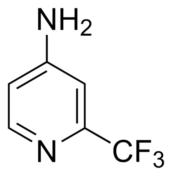 2-(trifluoromethyl)pyridin-4-amine structure, CAS 147149-98-2