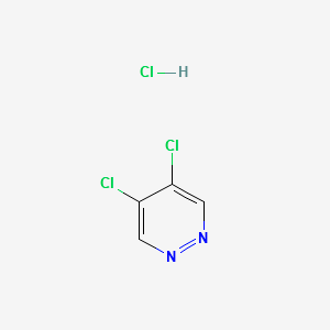 4,5-dichloropyridazinehydrochloride structure, CAS 1245644-88-5