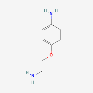 4-(2-Amino-ethoxy)-phenylamine structure, CAS 72210-18-5
