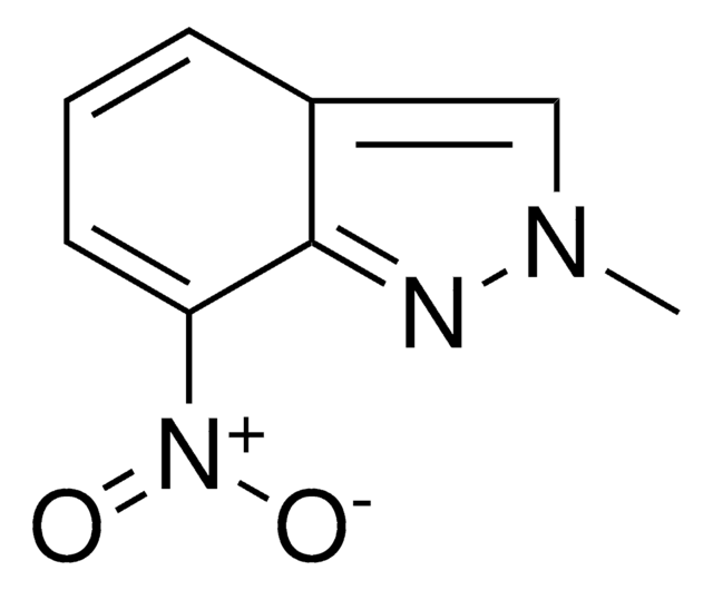 2-methyl-7-nitro-2H-indazole structure, CAS 13436-58-3
