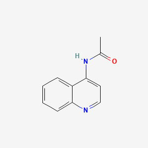 N-(quinolin-4-yl)acetamide structure, CAS 32433-28-6
