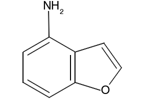 benzofuran-4-amine structure, CAS 12336-07-3