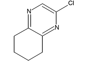 2-chloro-5,6,7,8-tetrahydroquinoxaline structure, CAS 155535-20-9