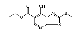 ethyl2-(methylthio)-7-oxo-4,7-dihydrothiazolo[5,4-b]pyridine-6-carboxylate structure, CAS 91478-70-5