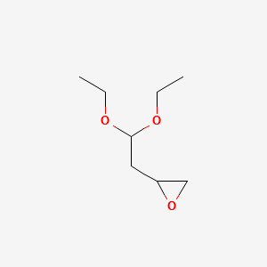 (R)-2-(2,2-diethoxyethyl)oxirane structure, CAS 13269-78-8