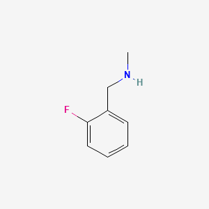 2-Fluoro-N-methylbenzylamine structure, CAS 399-30-4