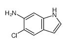 5-chloro-1H-indol-6-amine structure, CAS 873055-23-3
