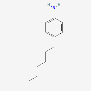 4-Hexylaniline structure, CAS 33228-45-4