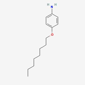 4-Octyloxyaniline structure, CAS 39905-45-8