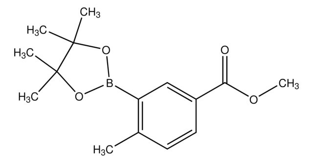 methyl4-methyl-3-(4,4,5,5-tetramethyl-1,3,2-dioxaborolan-2-yl)benzoate structure, CAS 882679-40-5