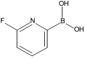 6-fluoropyridin-2-ylboronicacid structure, CAS 916176-61-9