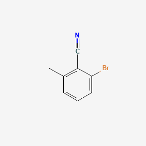 2-bromo-6-methylbenzonitrile structure, CAS 77532-78-6
