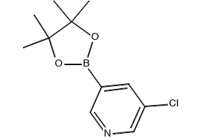 5-Chloropyridine-3-boronicacidpinacolester structure, CAS 865186-94-3