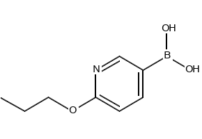 6-propoxypyridin-3-ylboronicacid structure, CAS 1150114-50-3