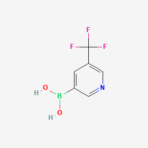3-trifluoromethyl-5-pyridylboronicacid structure, CAS 947533-51-9